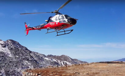 Helicopter Rescue from Langtang Region